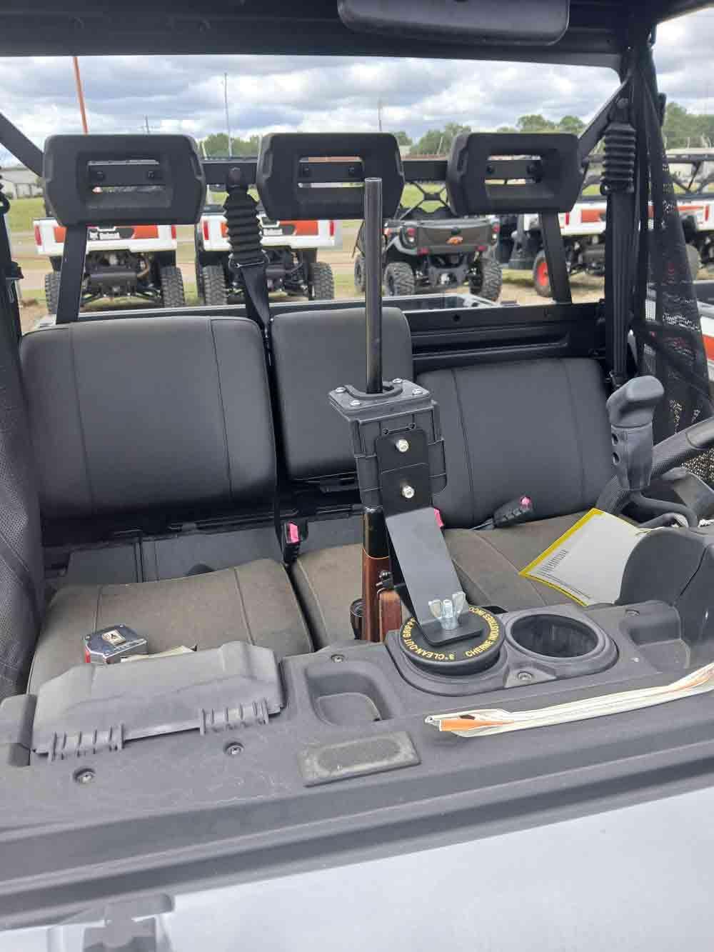 Bobcat UV34XL UTV Gun Rack, In-Cab Mount, Black, Heavy-Duty, Vehicle-Specific Design for UV34 Models