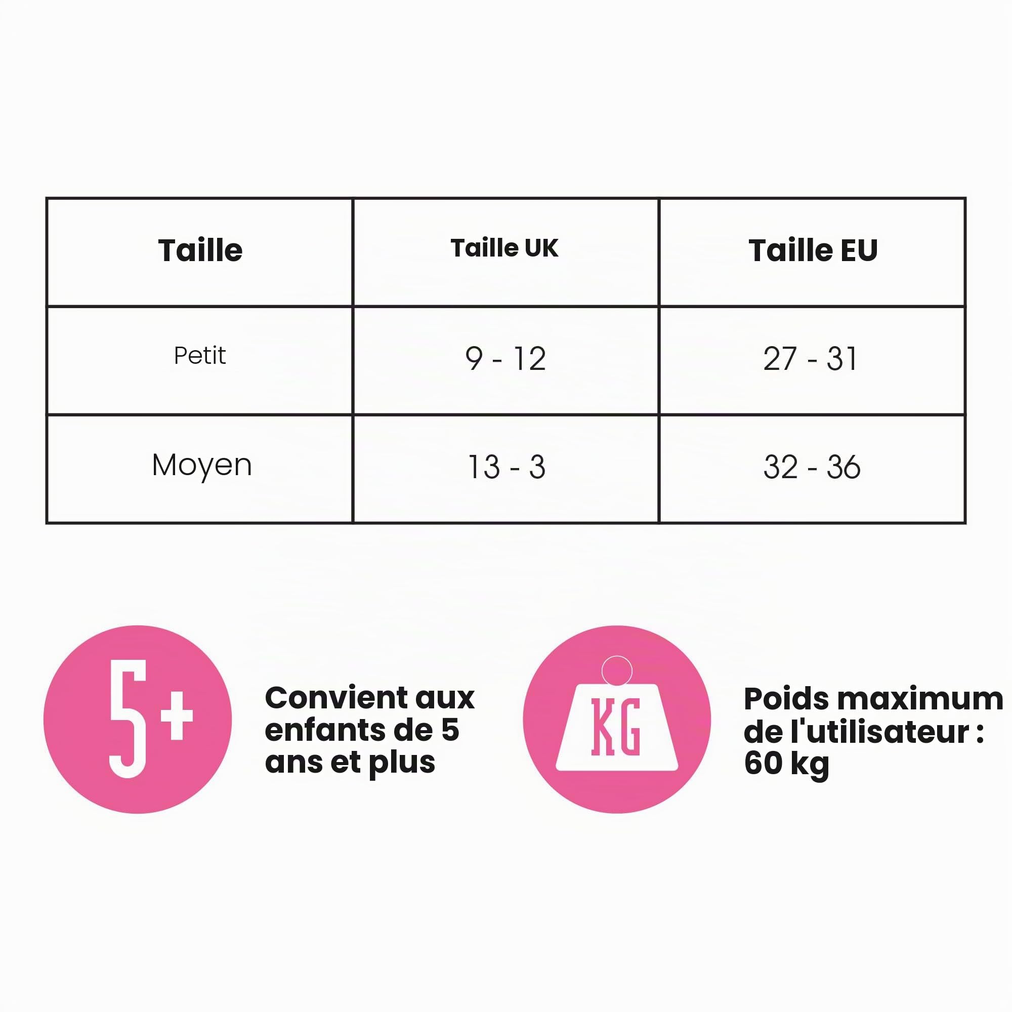 Xootz Patins à roulettes réglables pour Enfants - Rose
