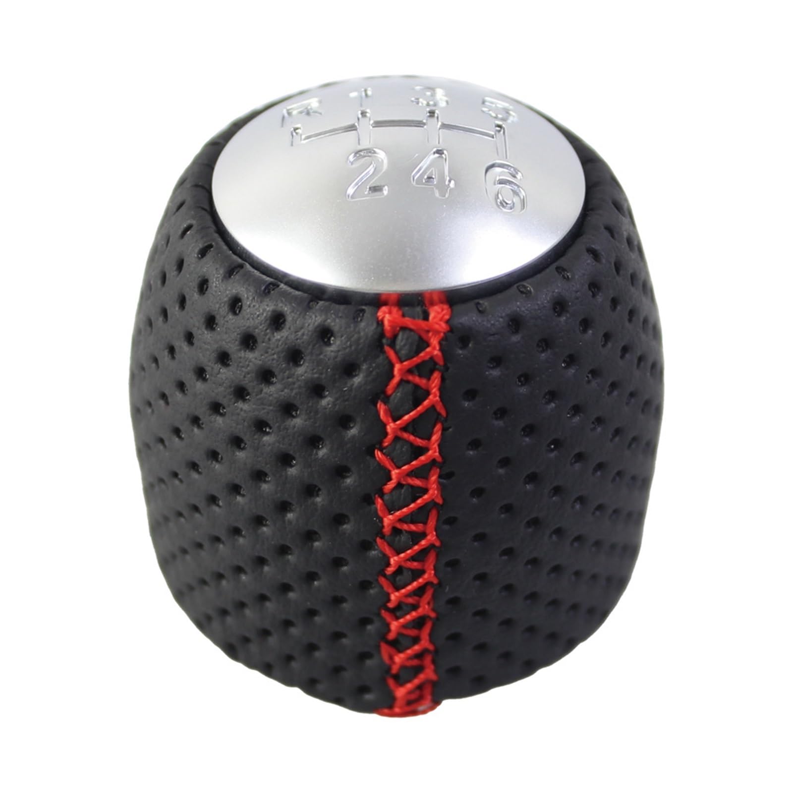 Aimazom Car Gear Shift Knob for Alfa for Romeo for Brera for Spider 2006-2011 6 Speed Manual Gear Shift Knob Shifter Lever Head for Modification and Replacement(A)