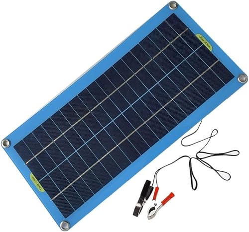 Miniatura 9 de 30W Solar Car Battery Charger, 12V Polycrystalline Solar Panel Car Battery-Charger With Blocking Diode To Prevent Reverse-Discharge For Vehicle &