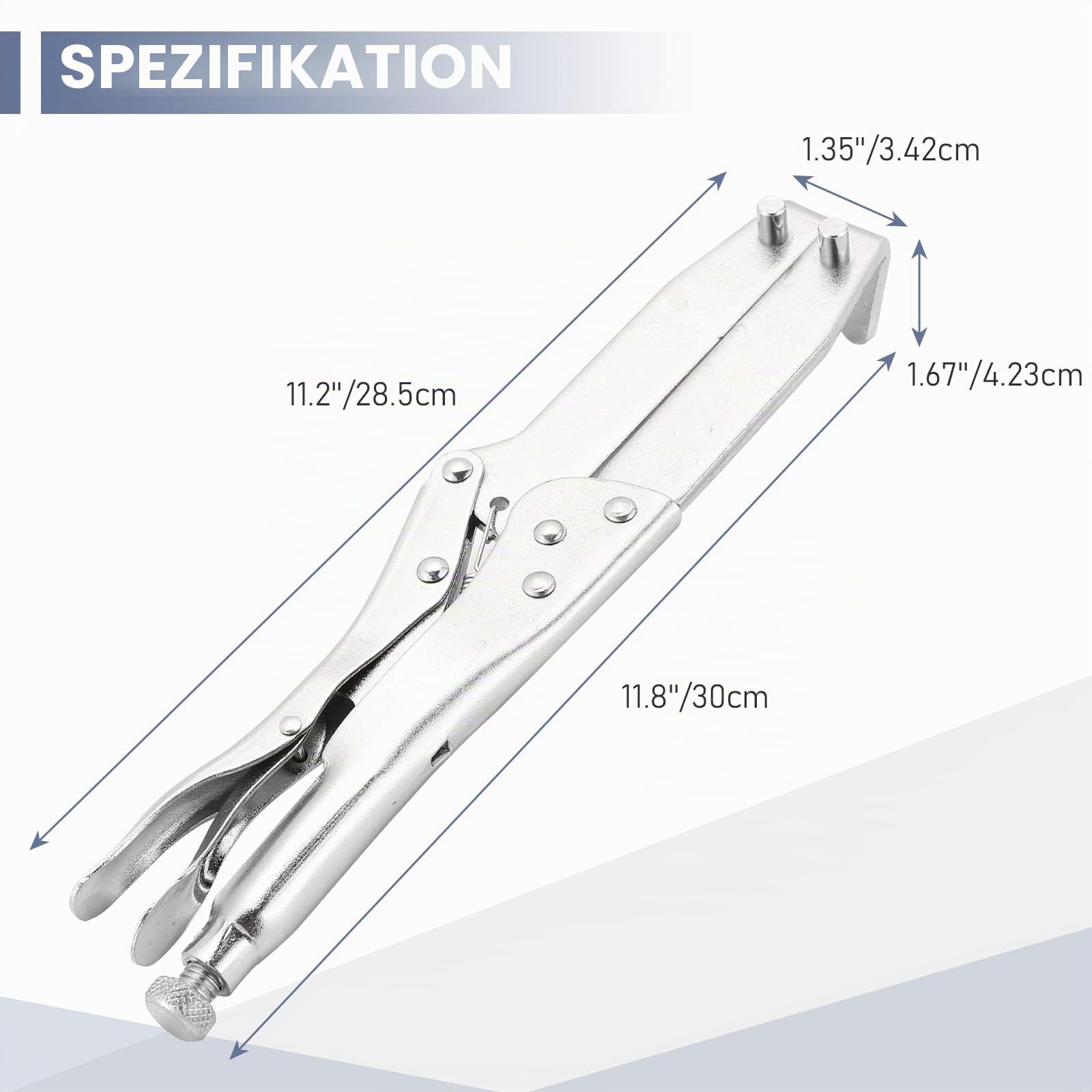 ATPEAM Kupplungszentrierwerkzeug, Kupplung Haltewerkzeug für Motorrad, Auto, ATV, 300mm Haltezange für Kupplungskorb und Schwungrad