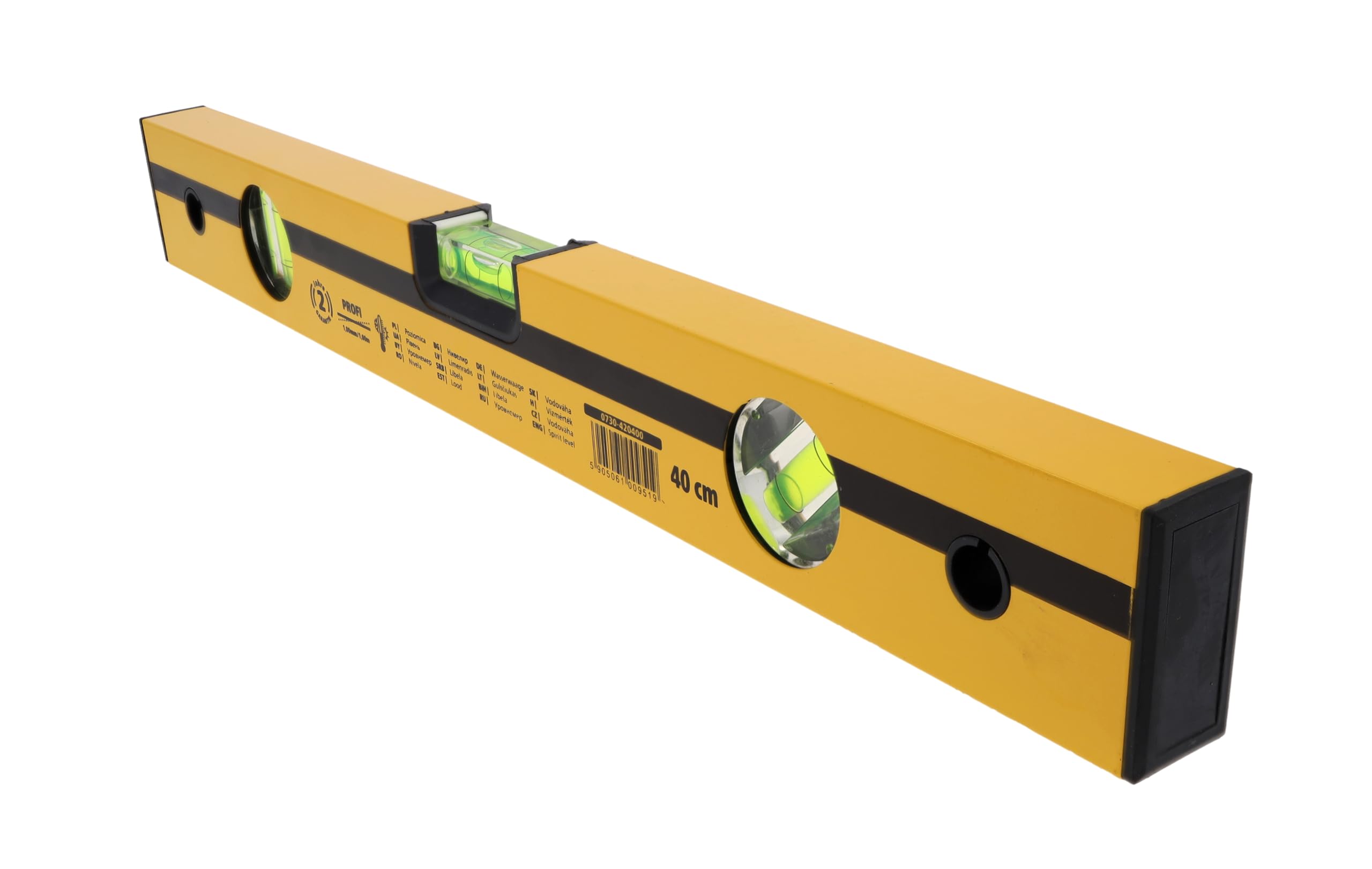 Hardy Working Tools Wasserwaage-Set 40 cm/60 cm/100 cm, Maurerwaage-Set Serie 42, Richtwaage-Set aus Aluminium und Kunststoff, Alu-Wasserwaage mit 3 Libellen, Wasserwaagen mit hoher Messgenauigkeit