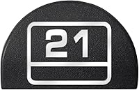 Vista 85 de NDZ Performance JP1 - Enchufe de agarre para Glock 17 19 21 22 23 24 31 32 34 35 38 Gen 1-3 pulgadas .40 .357 0.394 in .45 ACP relleno láser grabado