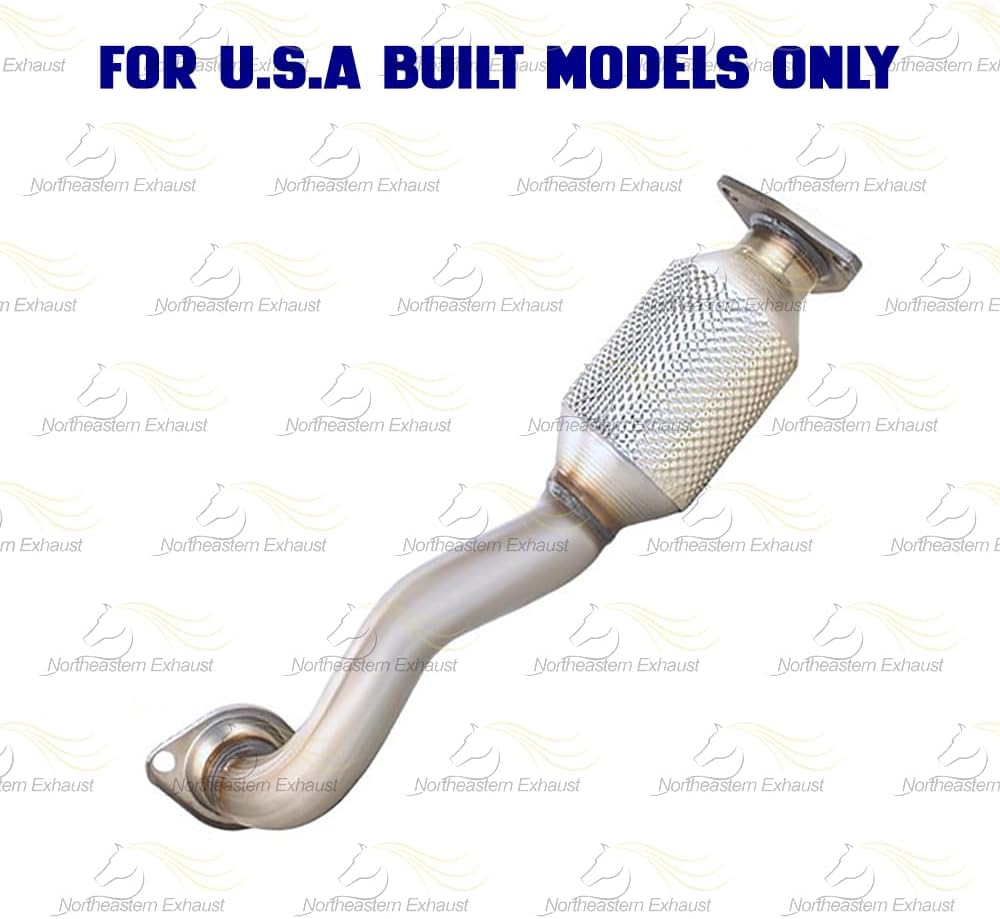 Exhaust Rear Catalytic w/Resonator & Muffler Kit Compatible with Honda CR-V 2010-2011 2.4L | EPA-Approved | Stainless Steel | Northeastern Exhaust | Includes Gaskets, Clamp and Bolt Kit