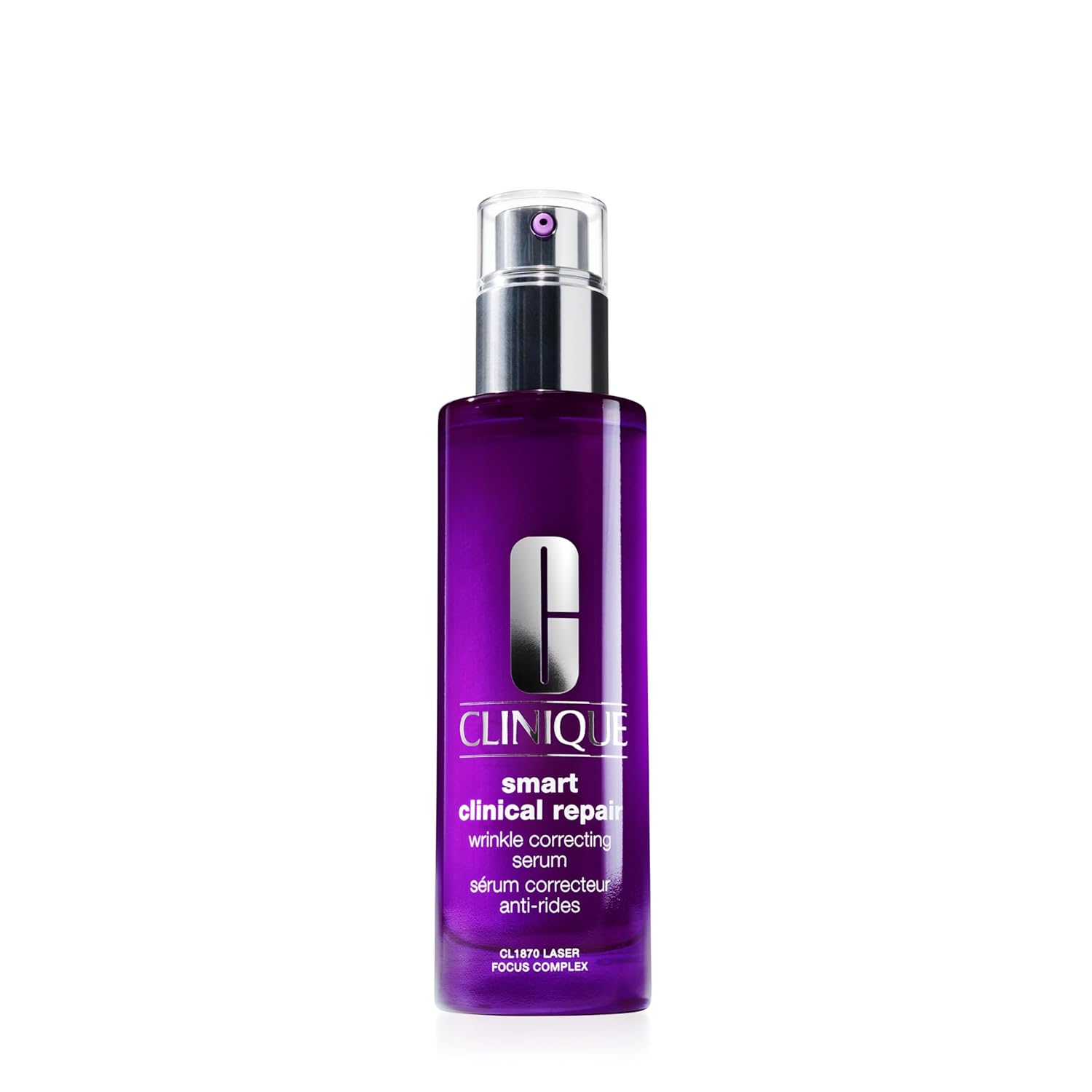 Clinique Smart Clinical Repair Wrinkle Correcting Face Serum With Hyaluronic Acid, Peptides + Advanced Retinoid Serum | Anti-Aging + Hydrating, Mini Travel Size, 10ml Clinique Smart Clinical Repair Wrinkle Correcting Face Serum With Hyaluronic Acid, Peptides + Advanced Retinoid Serum | Anti-Aging + Hydrating, Mini Travel Size, 10ml