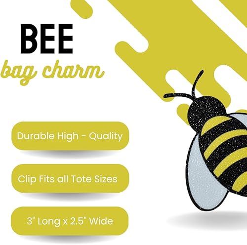 Miniatura 2 de FRESHe Baglets - Dijes para insectos - Dijes decorativos para bolsas de mano - Compatible con bolsas Bogg, Simply Southern y otras bolsas de mano