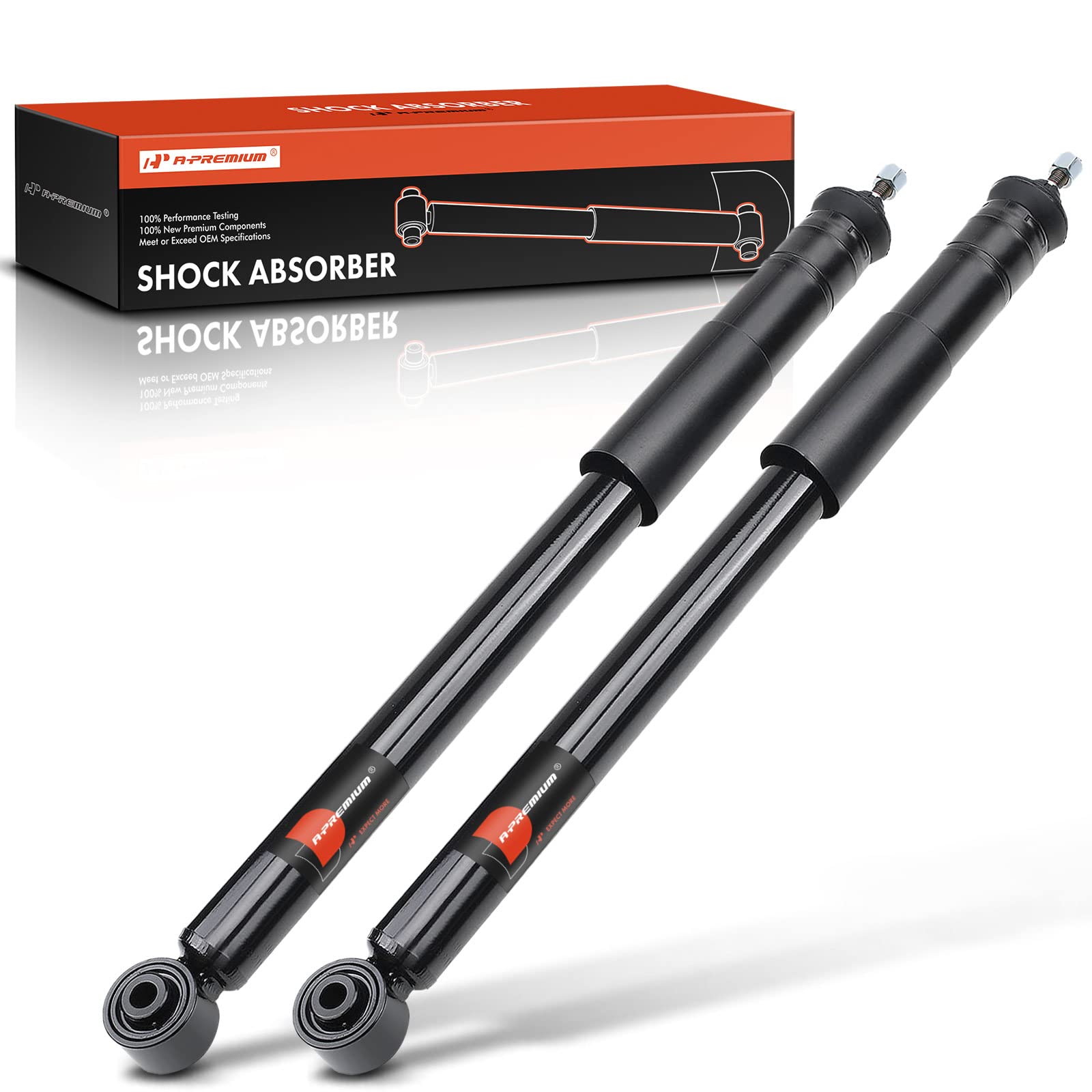 A-Premium Front Pair (2) Complete Shock Strut & Coil Spring Assembly Compatible with Honda Civic 2006-2011, L4 1.8L (Coupe), Driver and Passenger Side