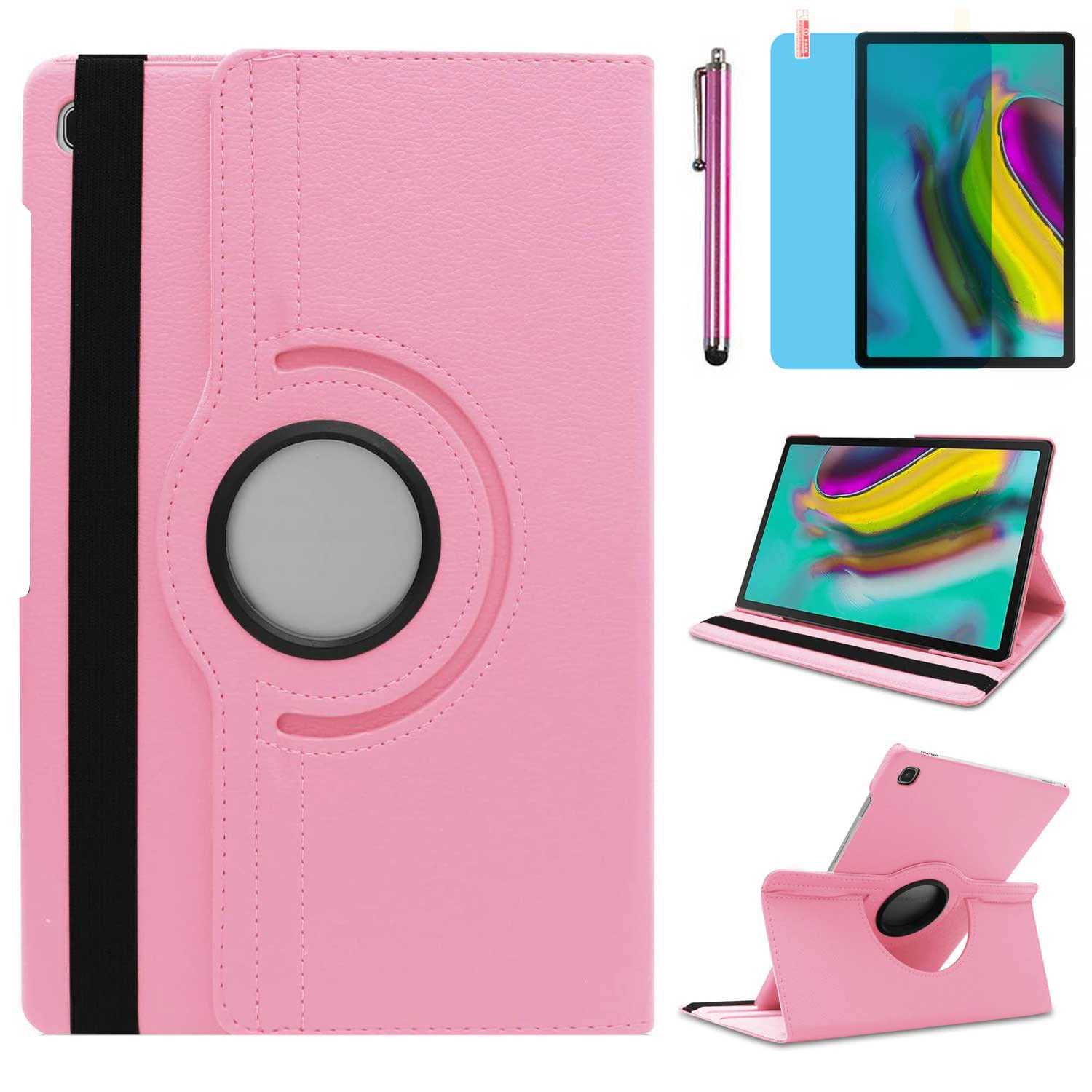 Case for Samsung Galaxy Tab S5e 10.5 inch 2019 (SM-T720 T725 T727) - 360 Degree Rotating Stand Case Full Protective Smart Cover,Bonus Stylus Pen,