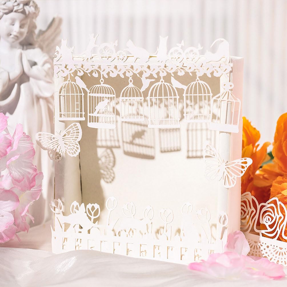Papier do scrapbookingu, 80 sztuk papieru do scrapbookingu z koronką, pusty koronkowy kwiatowy wzór dekoracyjny pasek papieru do rękodzieła