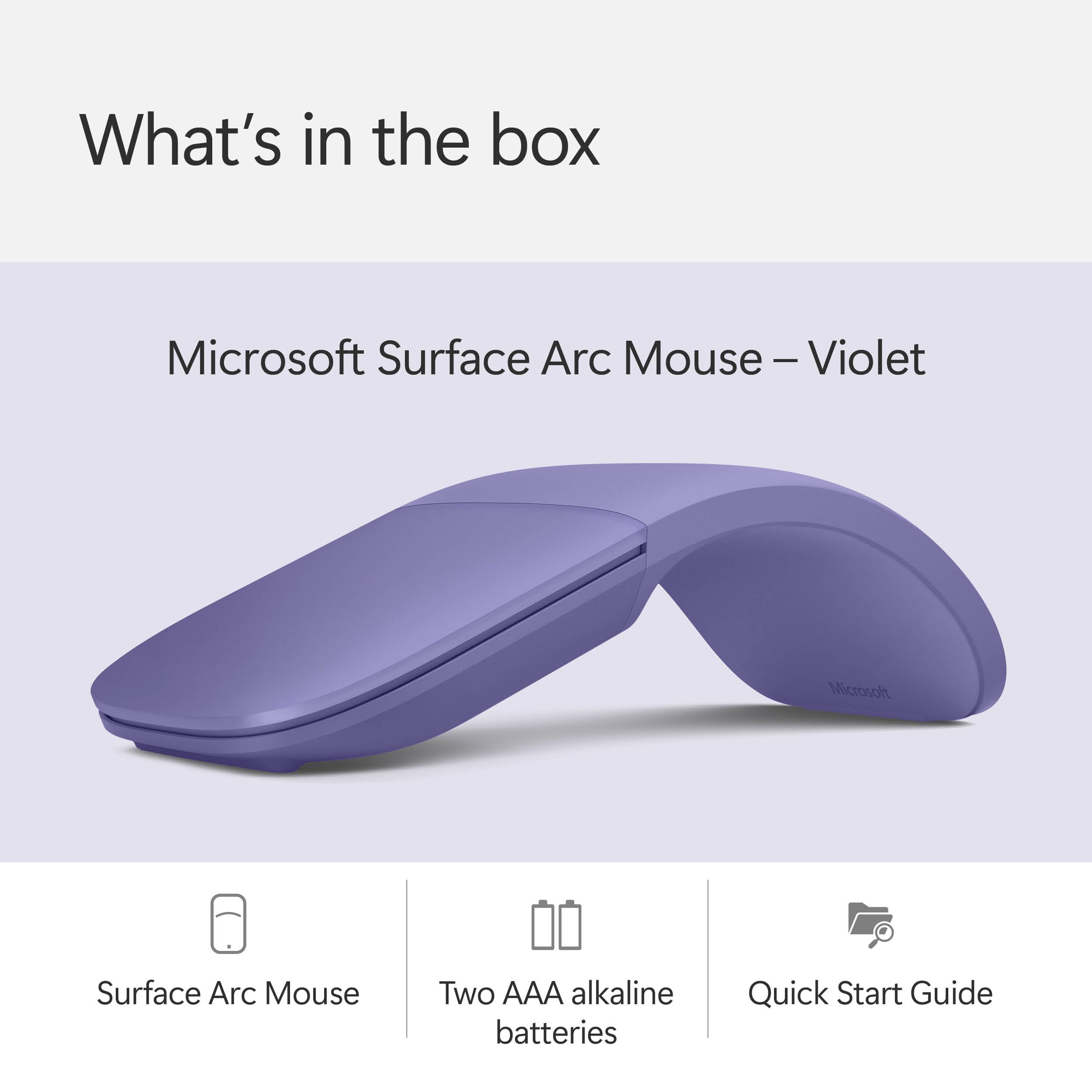 Amazon.in: Buy Microsoft Surface Arc Mouse Violet - EP2-32832