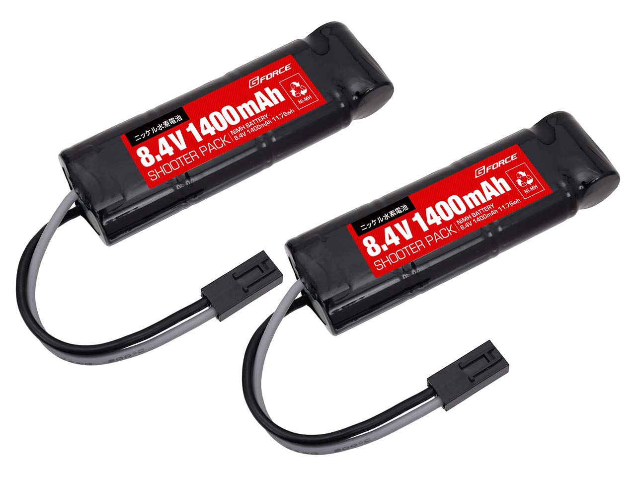 Amazon | Shooter Pack NiMH 8.4V 1400mAh (2本入) GE400 [日本