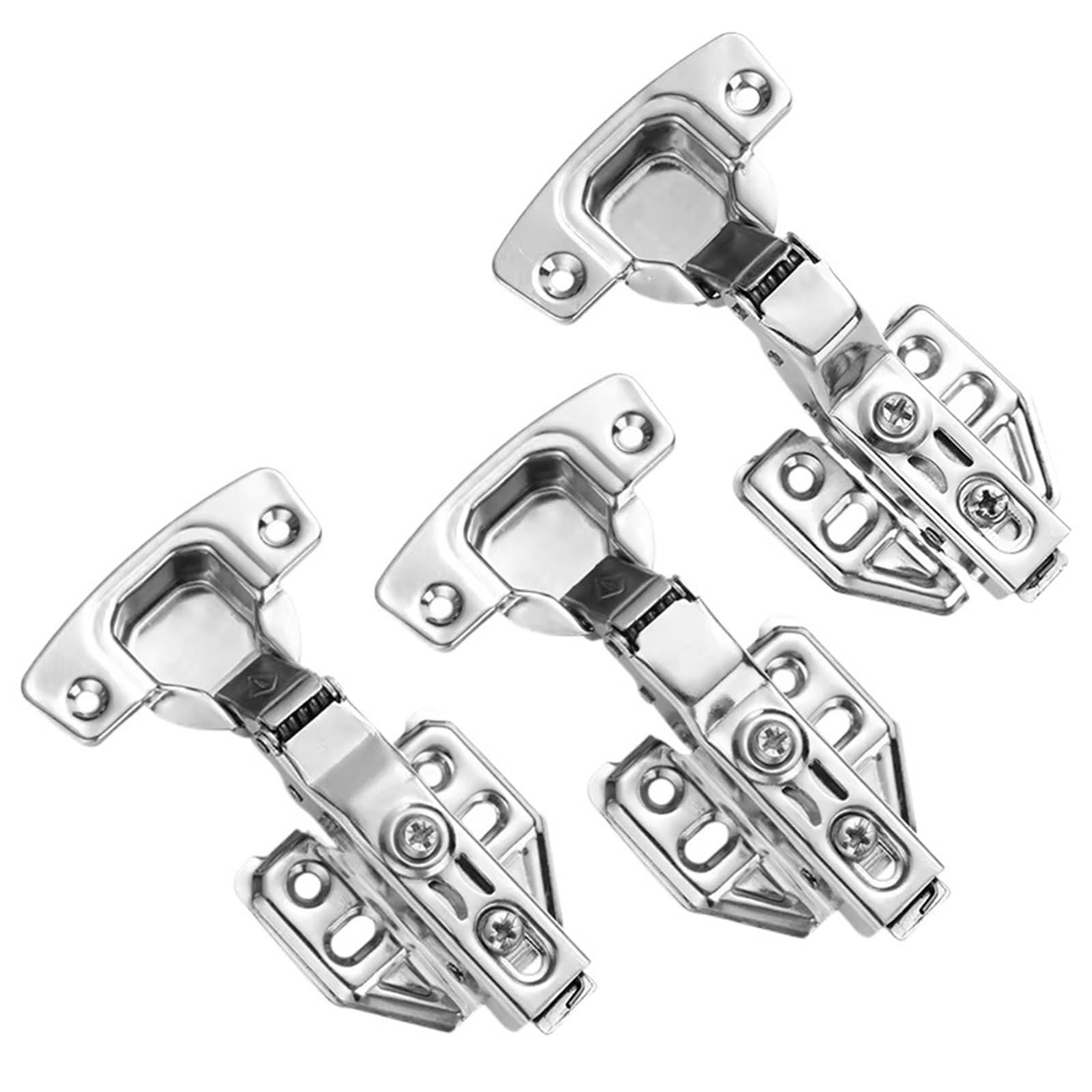 Kdhcvkz 2Pcs No Coverage 2Pcs Cabinet Door Concealed Hinges(2Pcs No Coverage)