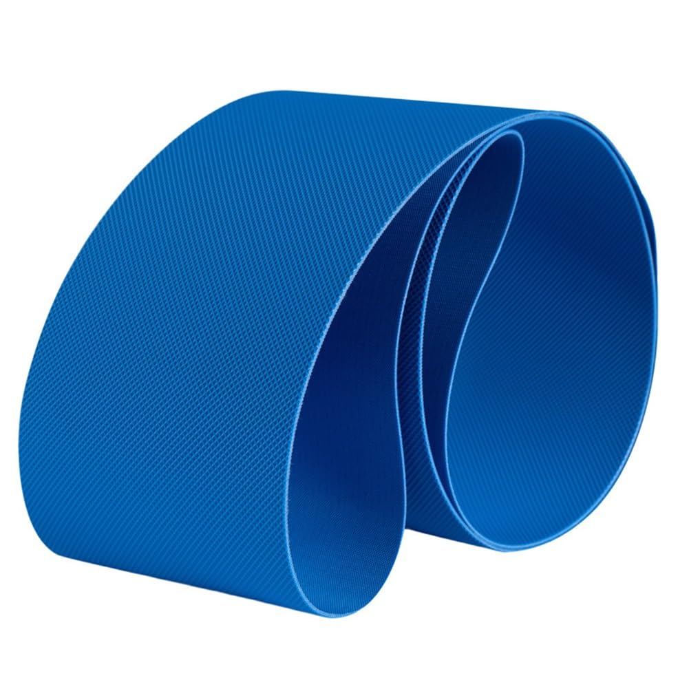 YJEUZCD PU Conveyor Replacement Belt Material, Food Commercial Packaging Factory Production Line Belt, Home Grain Bucket Pulley Belts(3.3x32.8 ft)