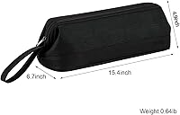 Vista 5 de Estuche de transporte portátil para Dyson Airwrap Styler/Shark Flexstyle y secador de pelo supersónico, impermeable, antiarañazos, bolsa Negro