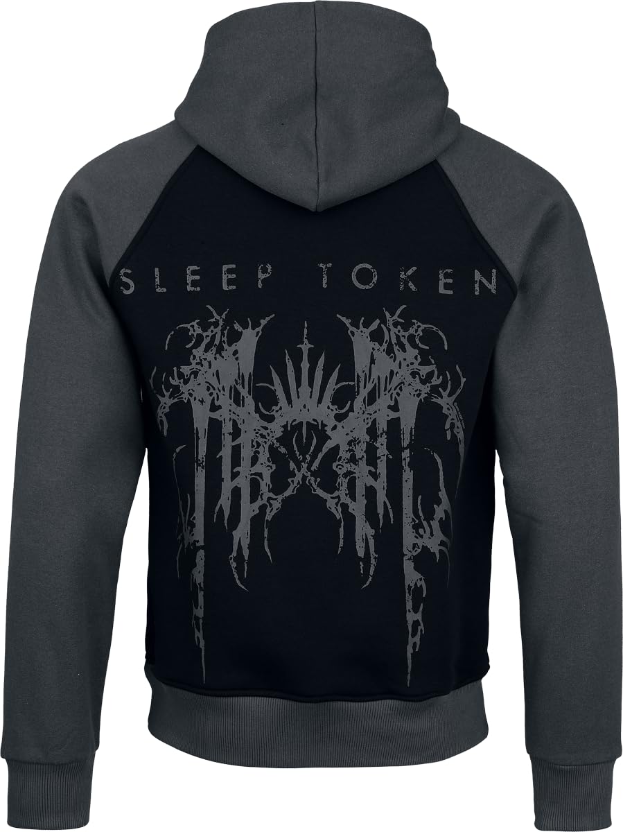 Sleep Token Logo Männer Kapuzenpullover schwarz/grau Band-Merch, Bands