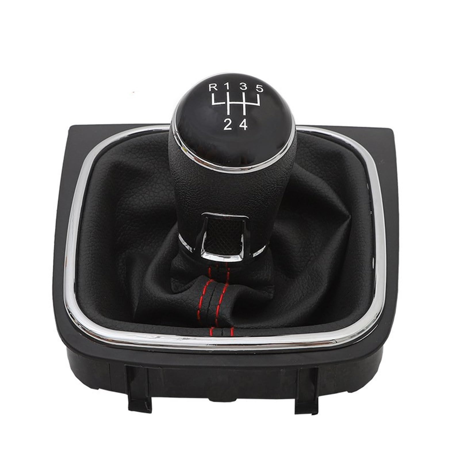 ZYINCEN Speed Gear Shift Knob for VW for Golf MK5 MK6 R32 for GTI 2004-2009 Manual Gear Shift Knob Shifter Lever Head Replace(Red,for 5 Speed)