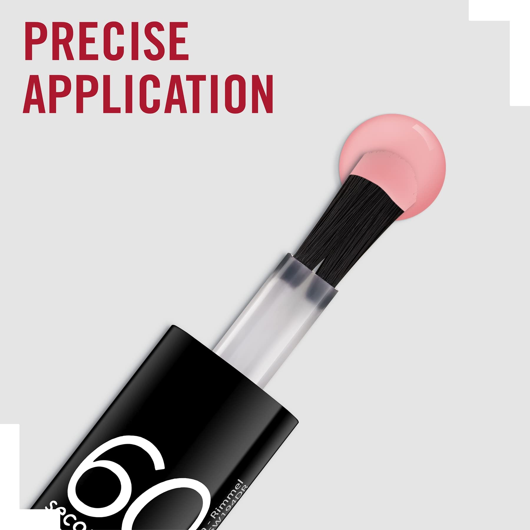 Rimmel London 60 Seconds Super Shine Smalto, Smalto asciugatura rapida, Colore vibrante, A lunga tenuta, 8 ml, 262 RINGARING Roses