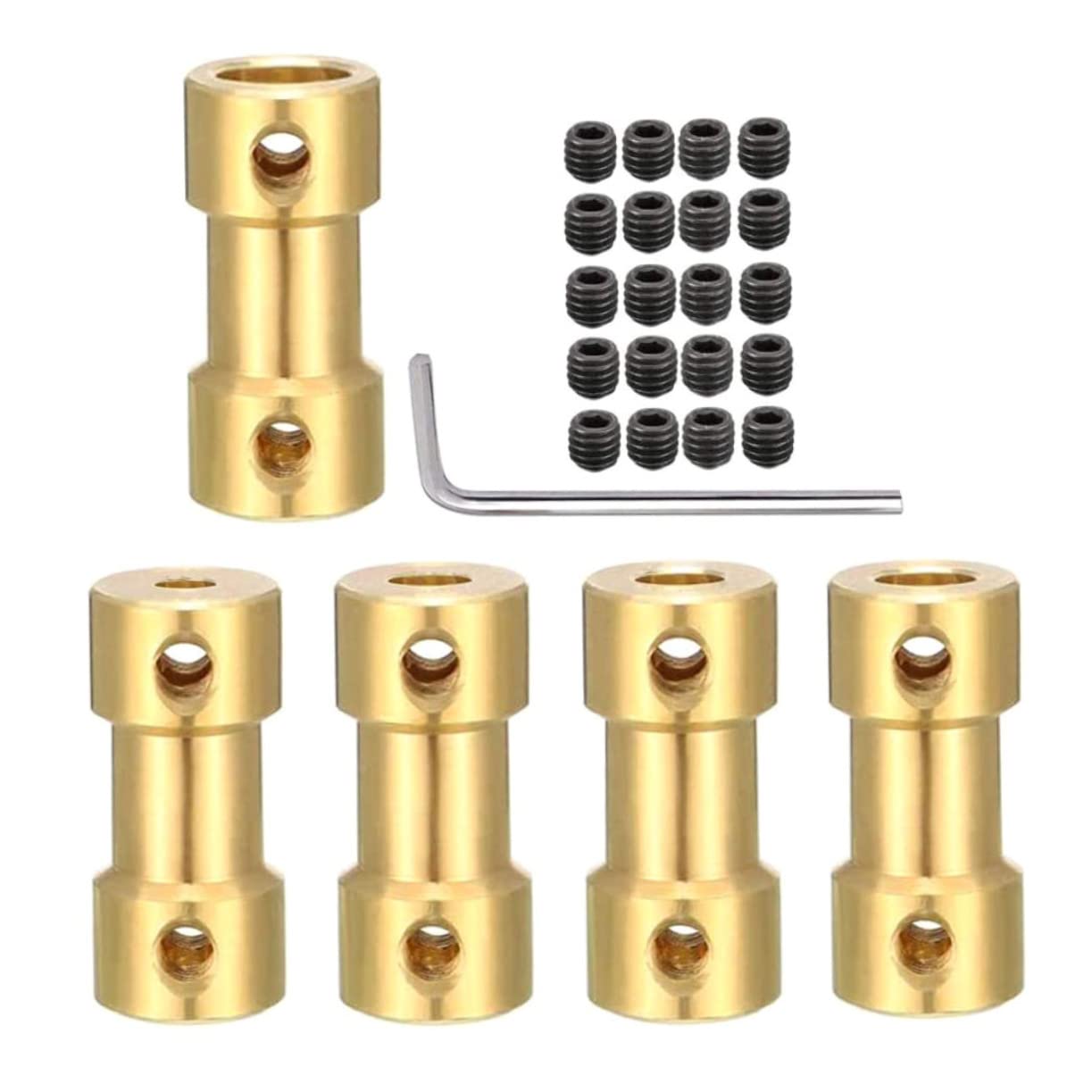 CIYODO Professional DIY Model Car/Boat/Airplane Accessories 5pcs Rigid Couplers