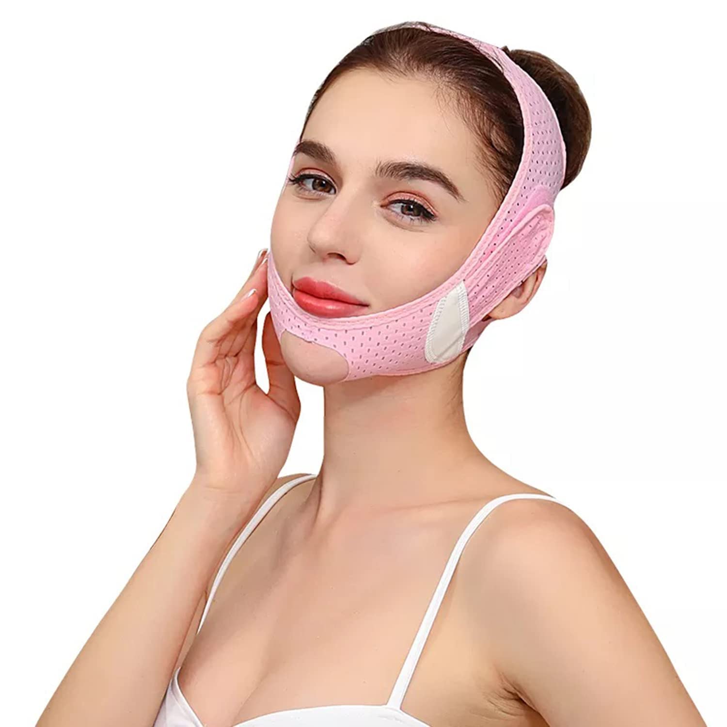 Double Chin Reducer, Face Slimming Strap, Slimming Strap For Your Face Doublechin Reducer, V Line Lifting Mask Chin Strap for Women and Men, Anti-Wrinkle Face Mask for Double Chin and Shaggy Face Skin
