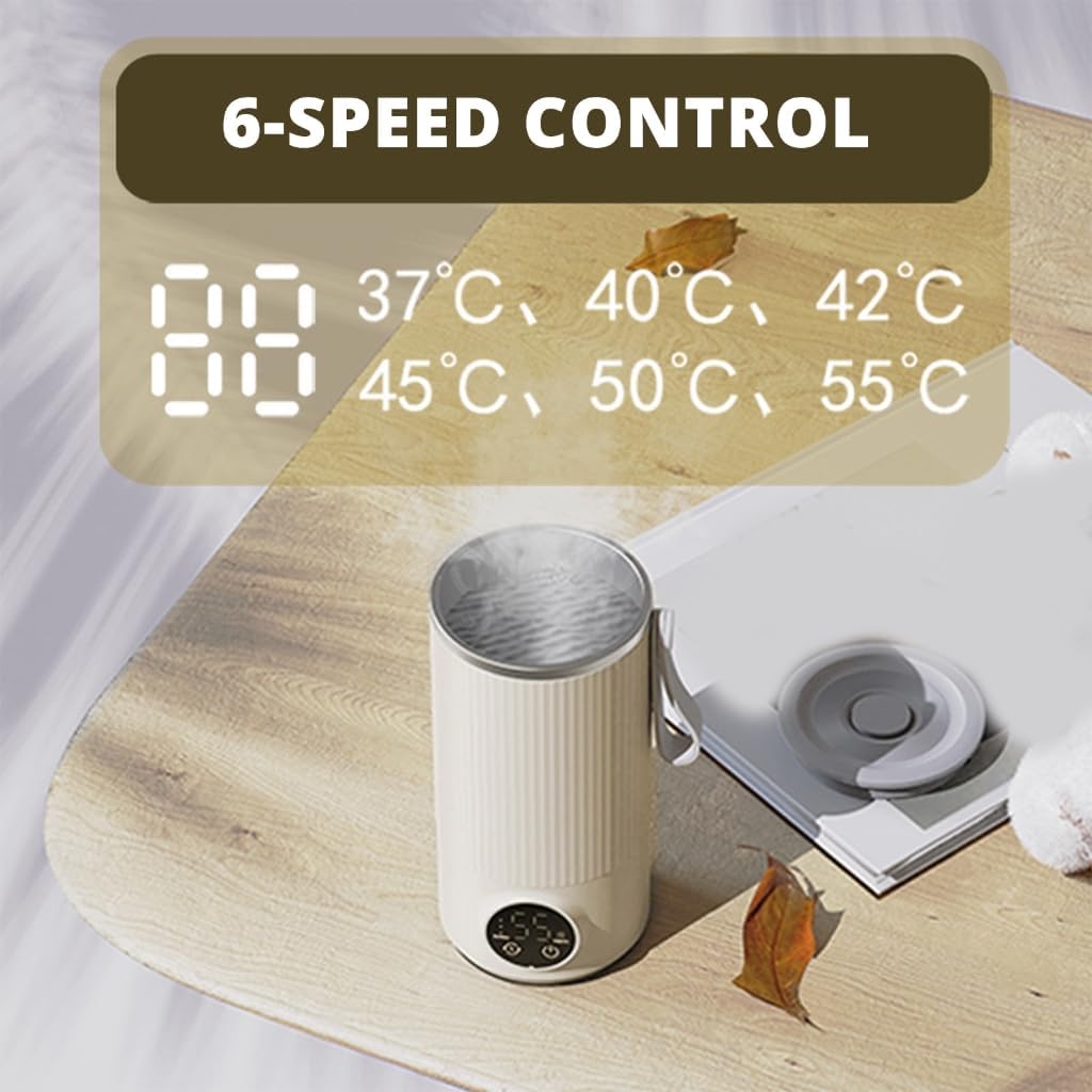 Portable Milk Frother And Steamers Mixing Cup For Travel Gym Use Durable Build