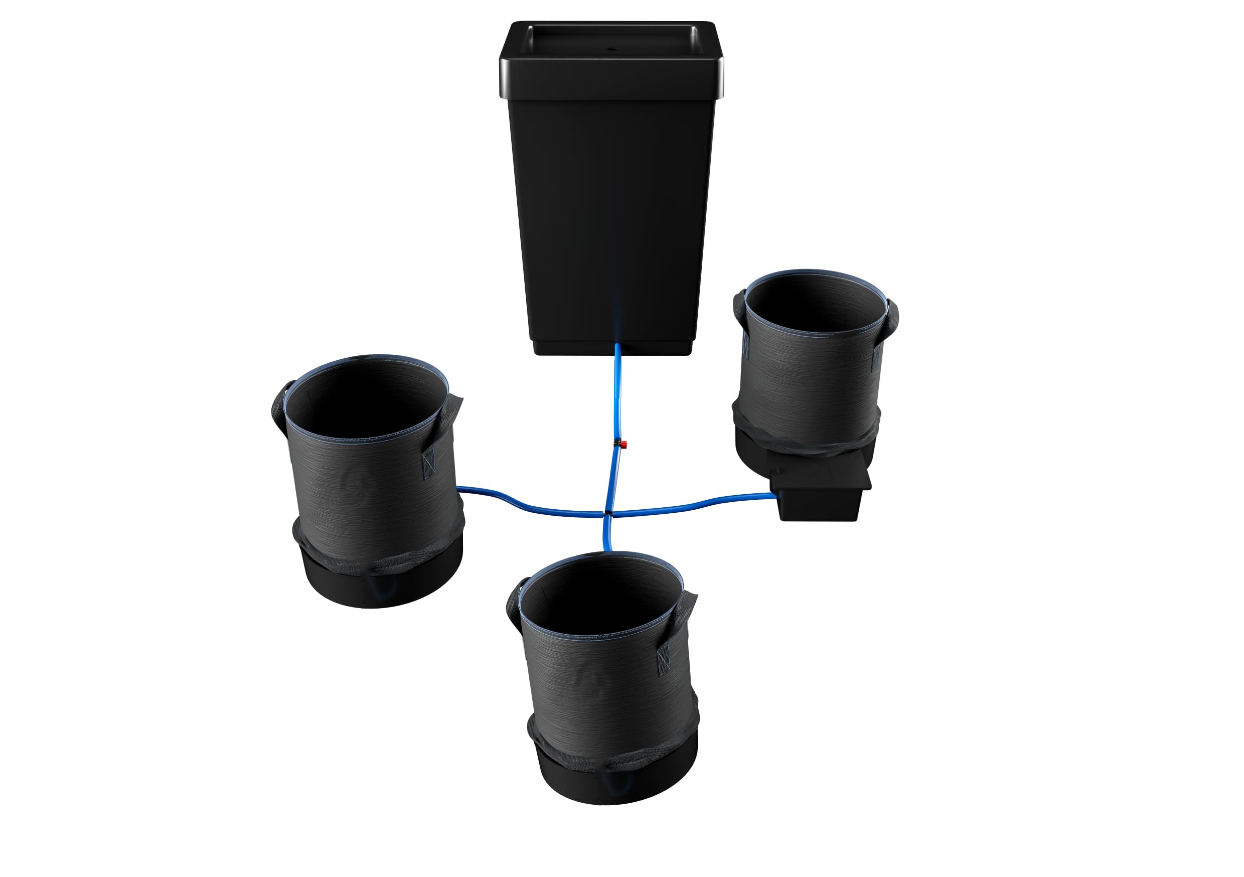 AutoPot FlexiPot 3 System mit 20 Liter Stofftöpfen - Bewässerungssystem für Indoor und Outdoor - Perfekte Grow Bewässerung - Ohne Strom, Ohne Wasseranschluss, nur mit Schwerkraft
