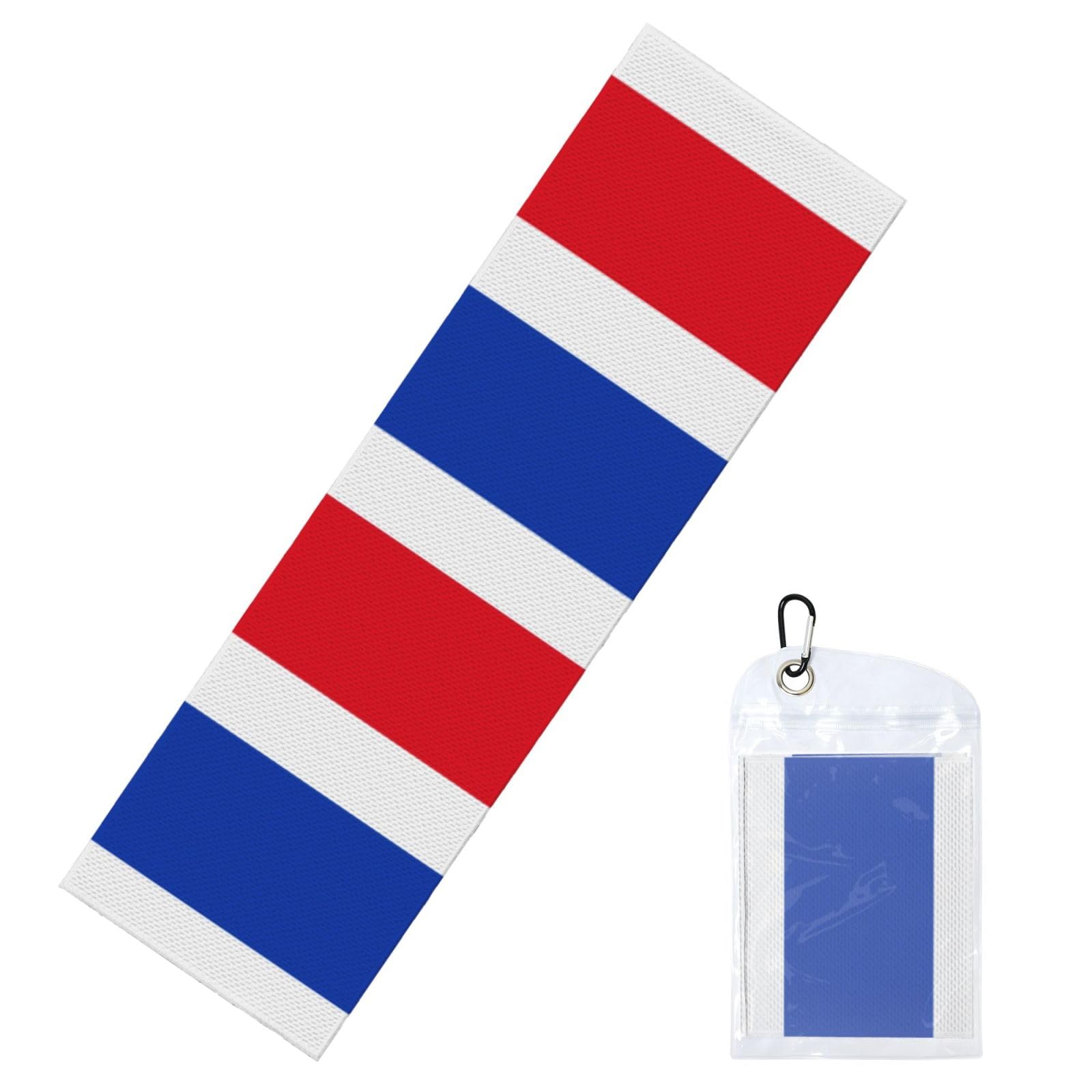 HGIUYDRD Flag of the canton of Schleswig-Holstein Print Cooling Sports Towel with PVC Carry Bag for Gym, Beach, Golf and World Cup Events