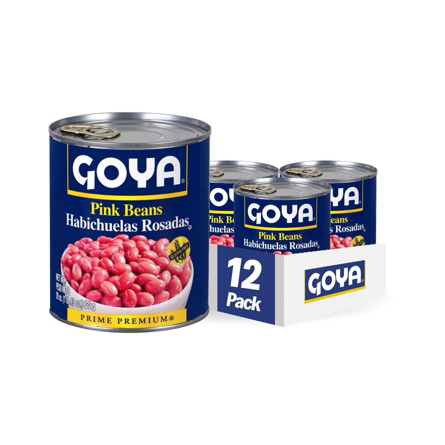 (best by 09/05/2029)Goya Foods Pink Beans, 29 Ounce (Pack of 12)