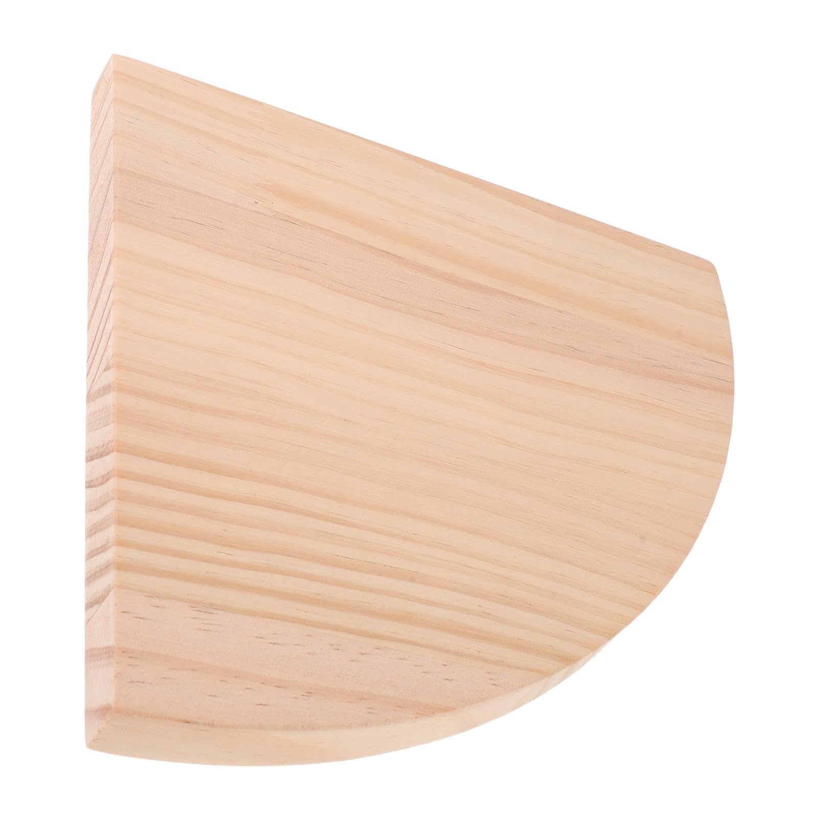 Estante de esquina de madera PRETYZOOM flotante y montado en pared