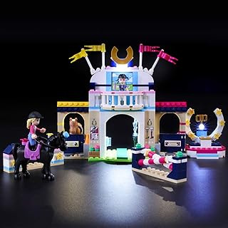 Briksmax Led Lighting Kit for Friends Stephanie’s Horse Jumping - Compatible with Lego 41367 Building Blocks Model- Not Include The Lego Set