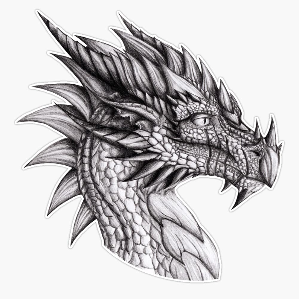 HOF Trading Veteran Dragon Vinyl Sticker Waterproof Decal Laptop Wall Window Bumper Sticker 5