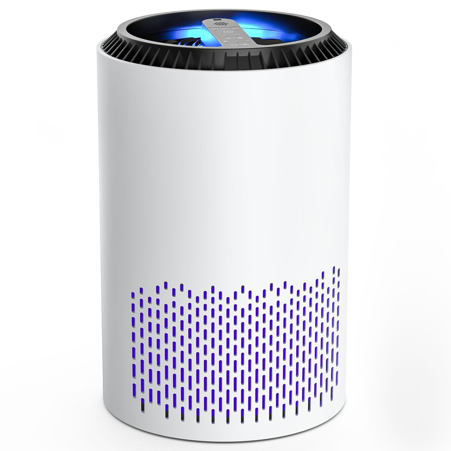 Spirfresh Air Purifier for Bedroom, 3-in-1 H13 True HEPA Filter for Smoke, Pollen, Dust, Odor, Remove 99.97% Particles, Portable Quiet Air Cleaner with Fragrance Box Timer for Home Office Living Room