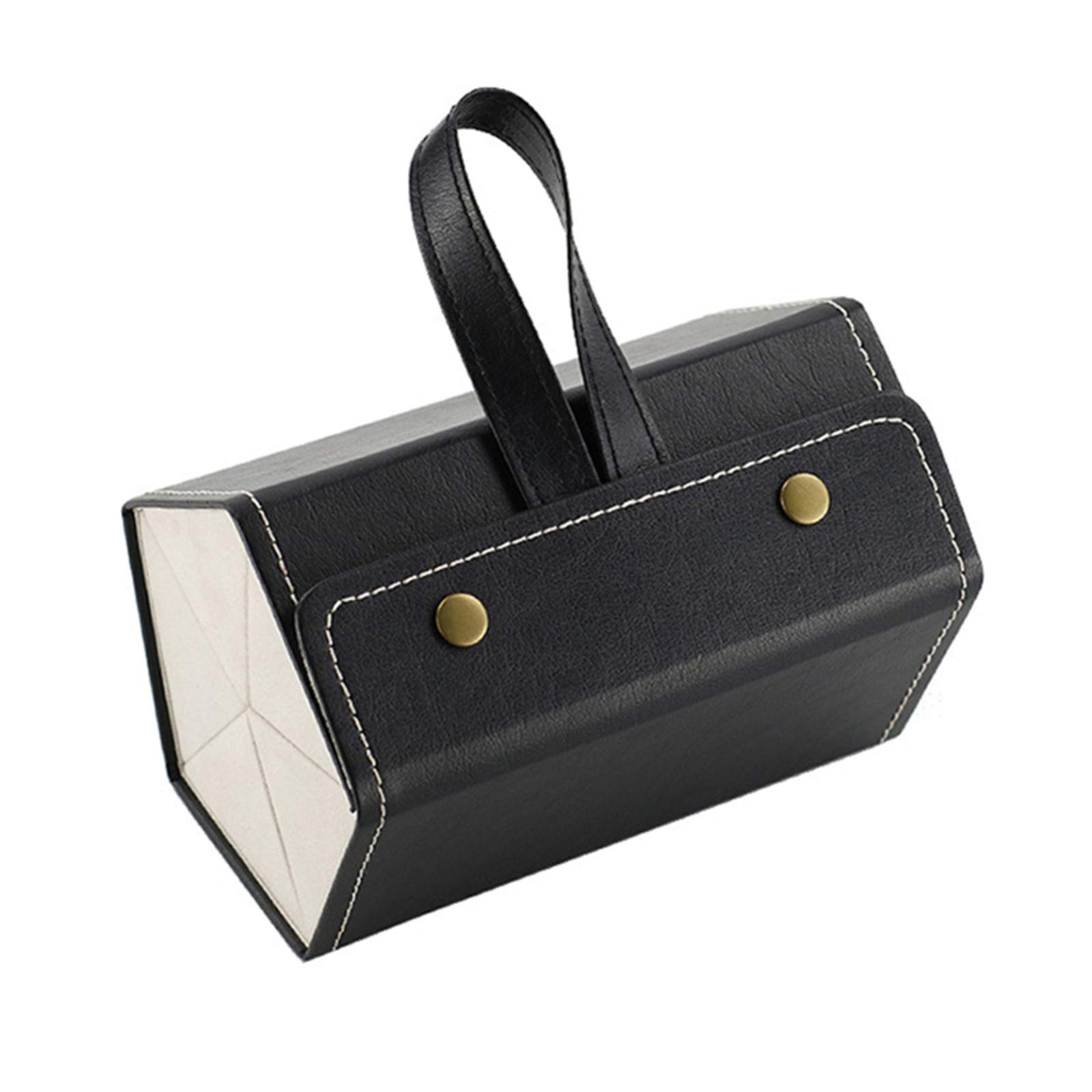Foldable Glasses Case, Leather Multiple Glasses Storage Case PU Leather 2/3/4/5/6 Pairs of Sunglasses Holder Box Eyeglasses Storage Box