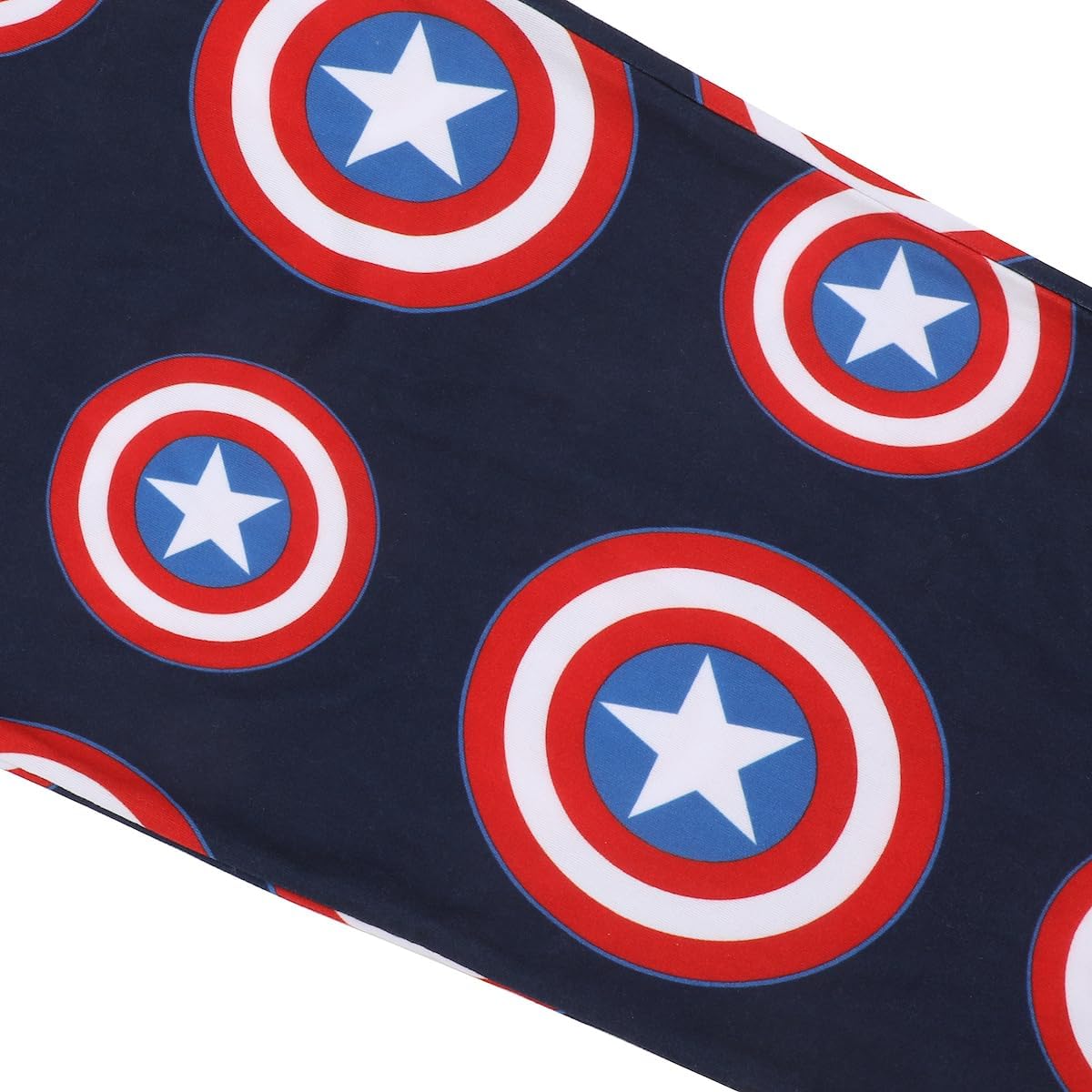 Marvel Captain America Shield Men's Sleep Pants With Tapered Legs And Pockets - Image 4