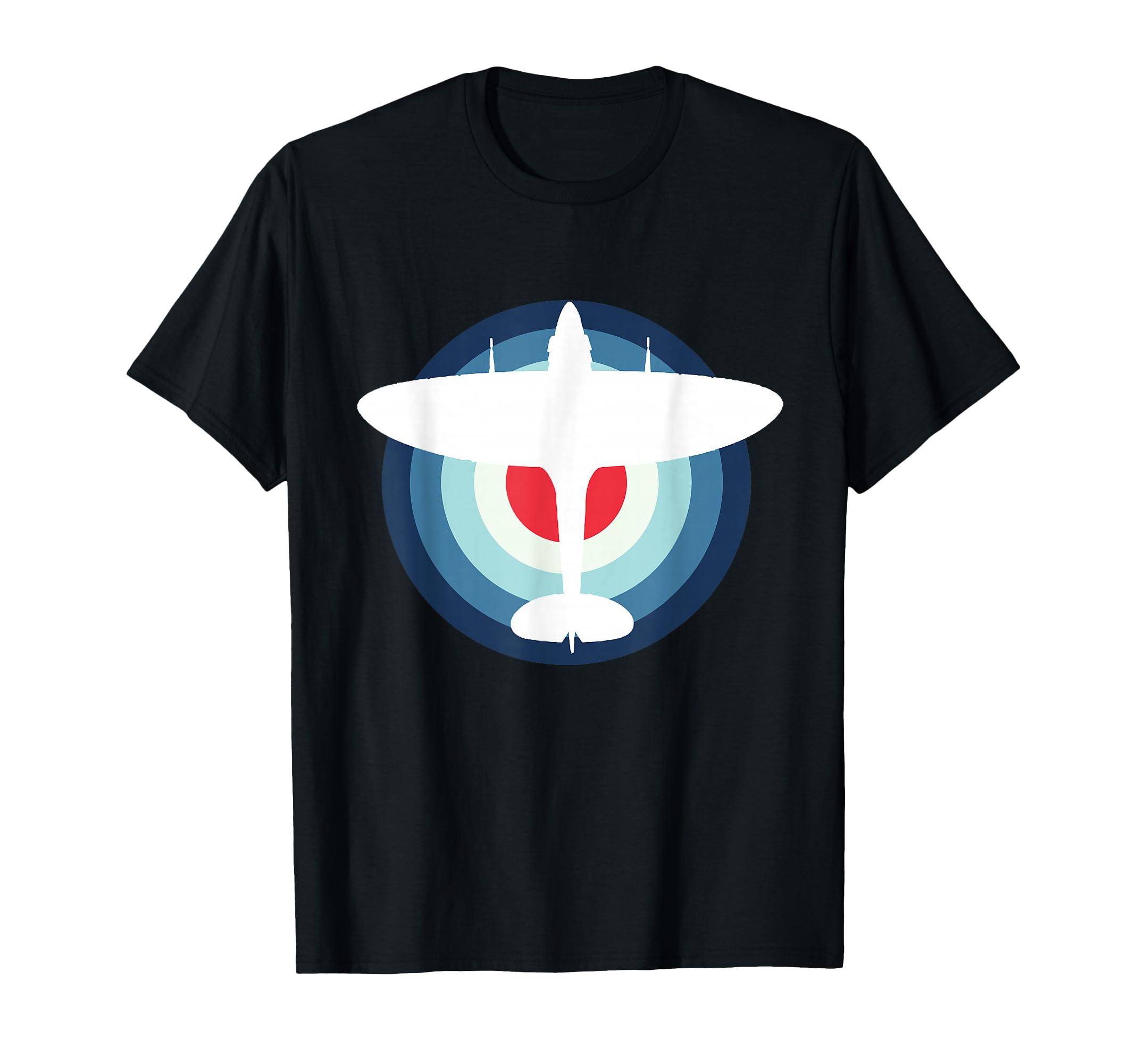 Spitfire RAF WW2 Aircraft Fighter Plane Submarine Airplane T-Shirt