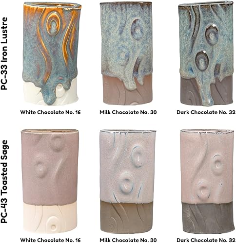 Miniatura 5 de AMACO Potter's Choice High Fire Glazes Class Pack No. 4