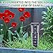 Yexiya 4 Pcs 5 Inch Capacity Rain Gauge Outdoor Easy to Read Acrylic Rain Gauges Measure and Monitor Precipitation Magnifying Scale and Numbers for Garden Yard Field Lawn (Blue)