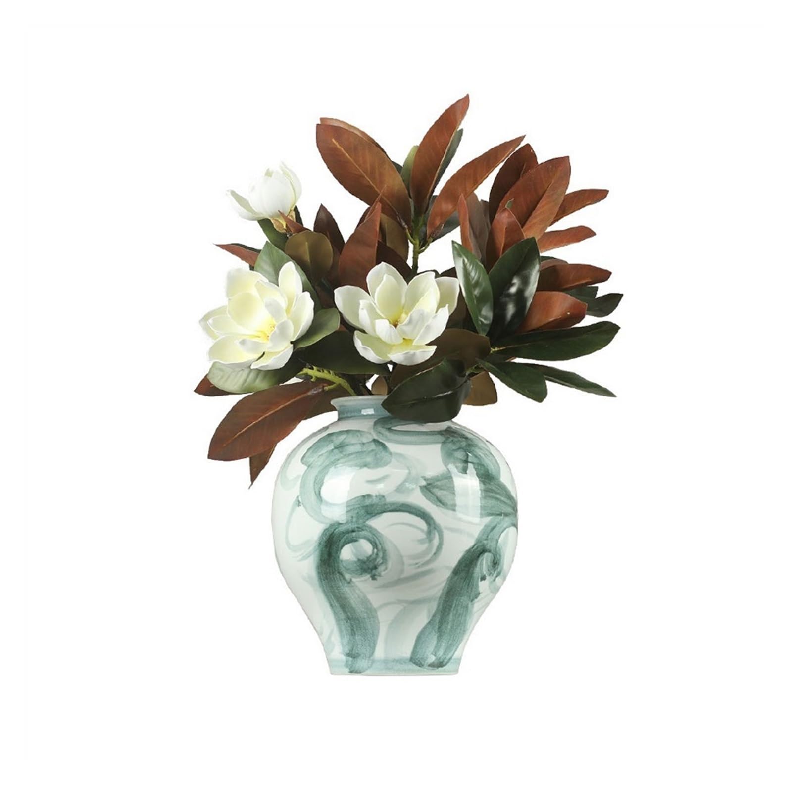 CFY652 Floral Arrangements Living Room Home Light Luxury High-grade Bonsai Club Hotel Ornaments Simulation Flower Arrangement Ceramic Vase Weddings