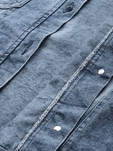Image of Aarika Women's Denim Regular A-Line Coat