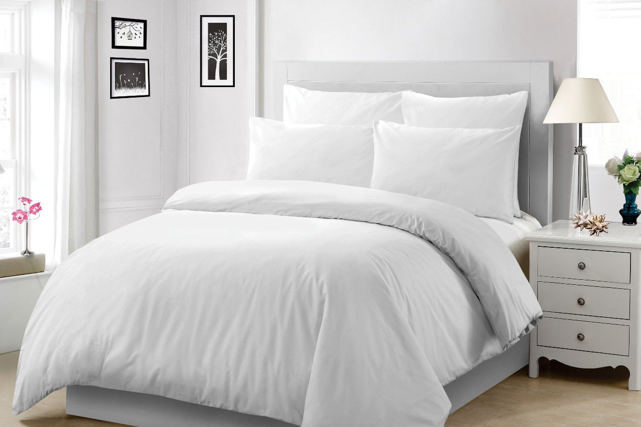 clicktostyle Luxury T400 Egyptian Cotton Sateen Oxford Pillow Cases (White, Pair of Pillow Cases Oxford)
