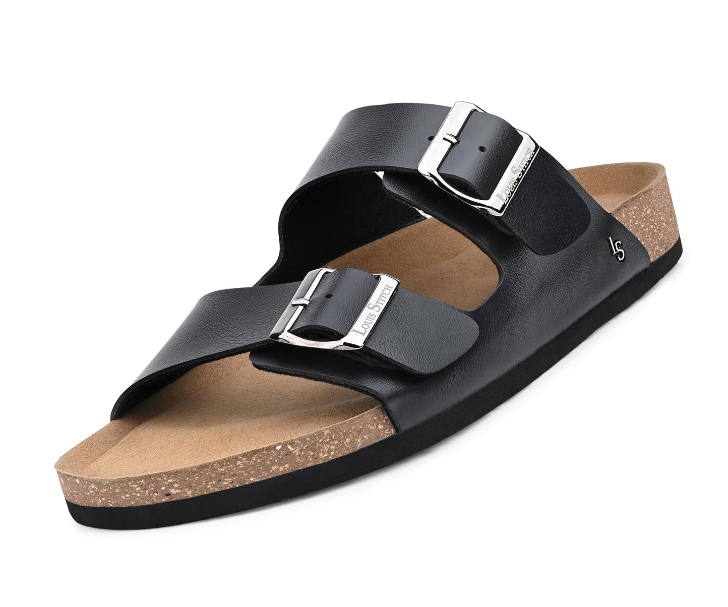 louis stitch Comfortable Open Toe Cork Sandals | Lightweight Mule Style Casual Sliders Easy Slip-on Slippers | Back Open Sandals | LSOF-11-picture-15