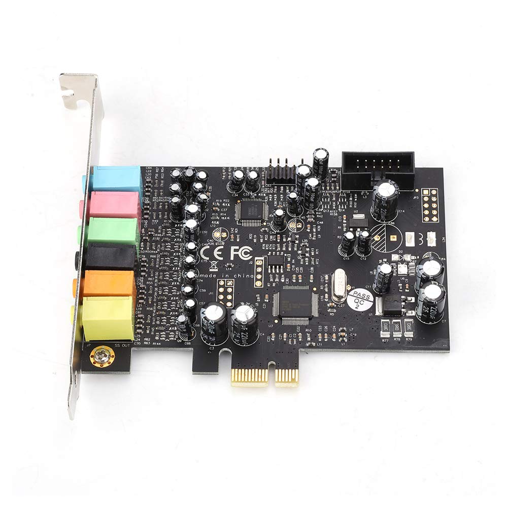 PCI Sound Card, Surround PCI Sound Card SNR 100dB for Desktop for PC for Computer
