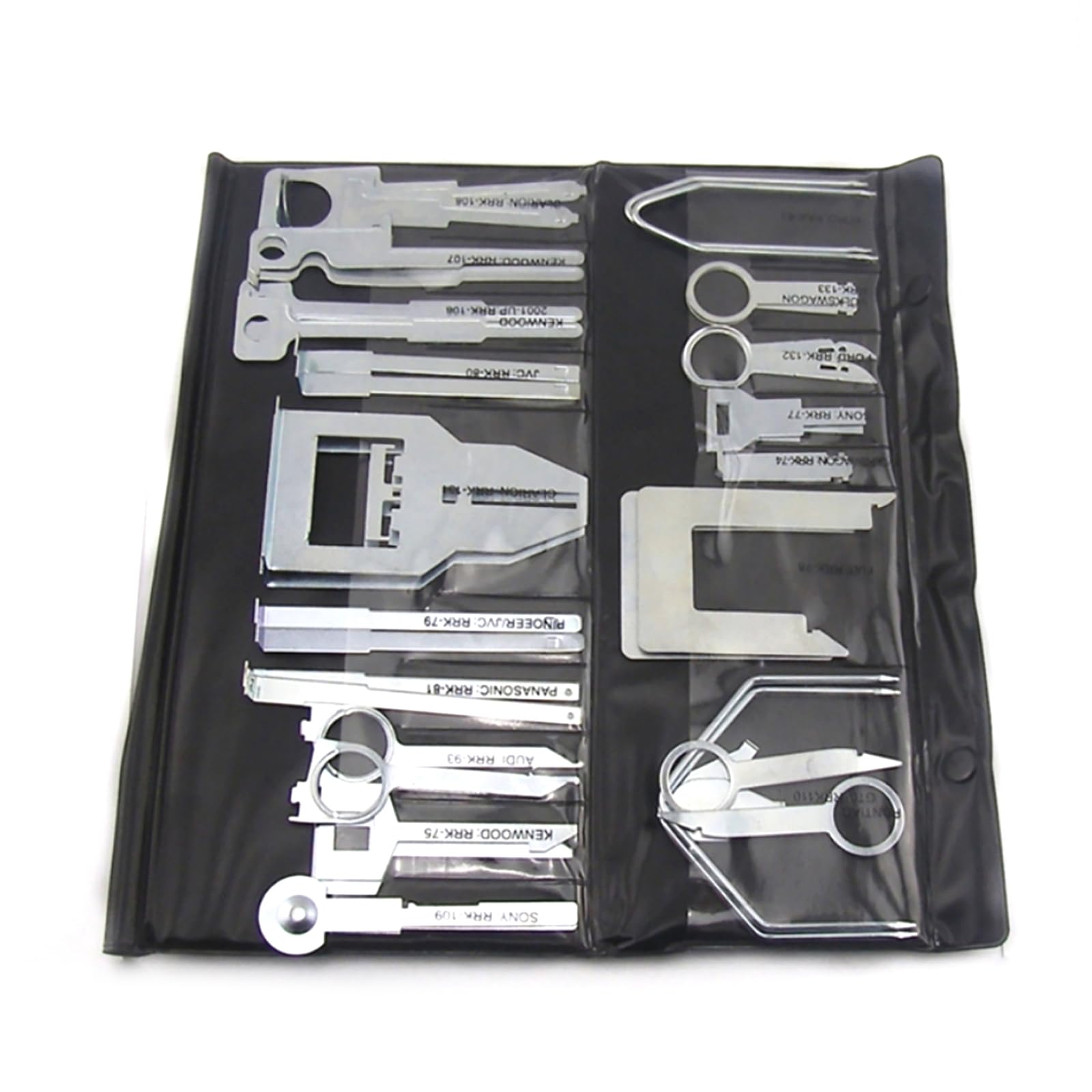 NATEFEMIN Replacement Car Radio Removal Key Repair Tool for Sony Radio for Clarion Radio for Kenwood Radios (38Pcs)