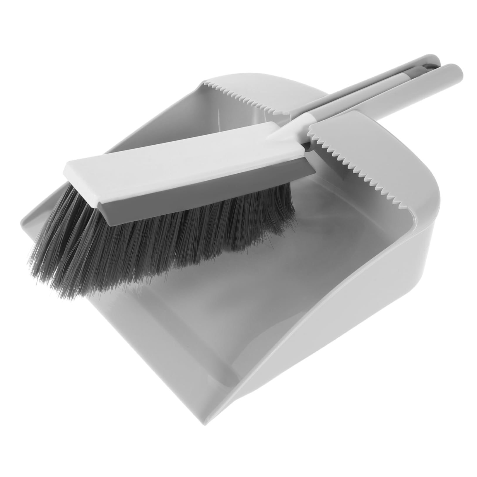 IWOWHERO Versatile Cleaning Broom and Dustpan Set Small Mini Scrubber for Desktops and Floors