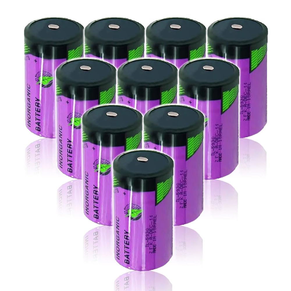 DLF-Best (10 Pack) 3.6V 19000mAh TL-5930 Lithium Battery for Tadiran iXtra Series Size D (TL-2300/SL-2780) Battery, ER34615, TL-5930/s