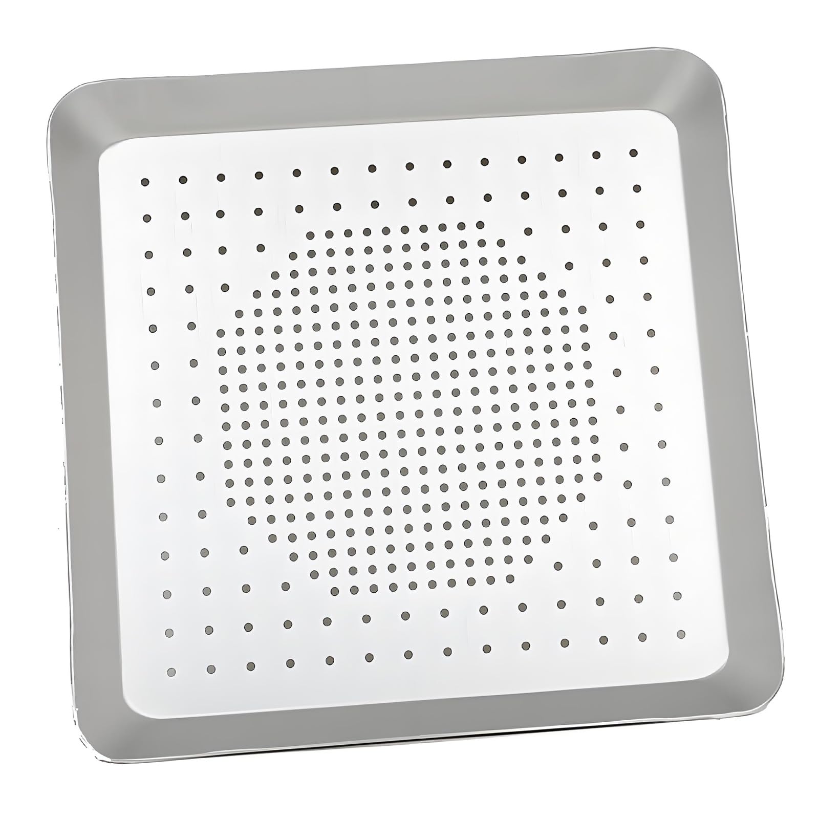 PANGBOER Nonstick Aluminum Alloy Pizza Pan Square Shape Baking Tray Perfect for Homemade Pizzas Breads and Pastries Aluminum Alloy Pizza Pan