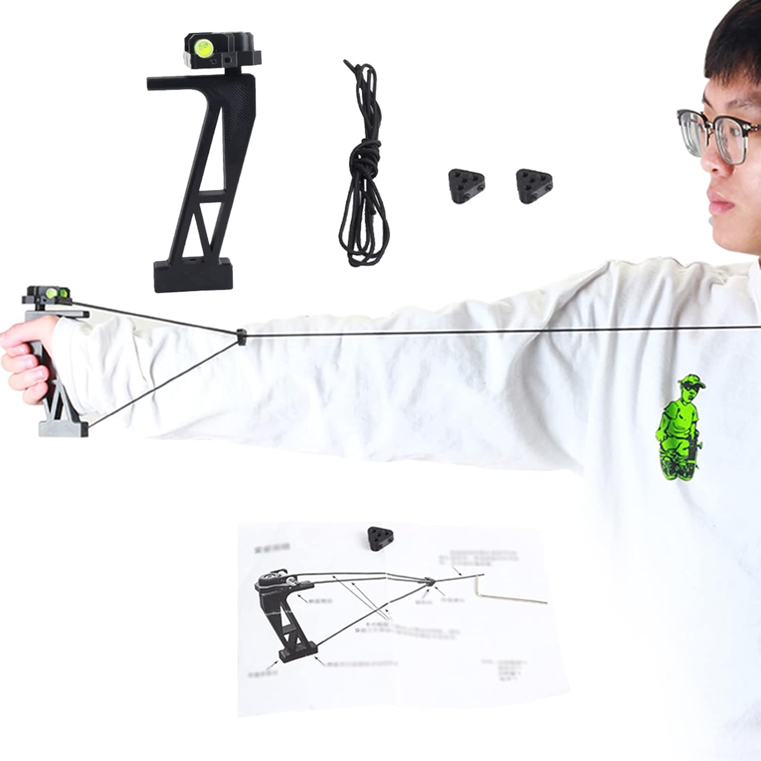SOPOGER Compound Bow Release Trainer Archery Bow Release