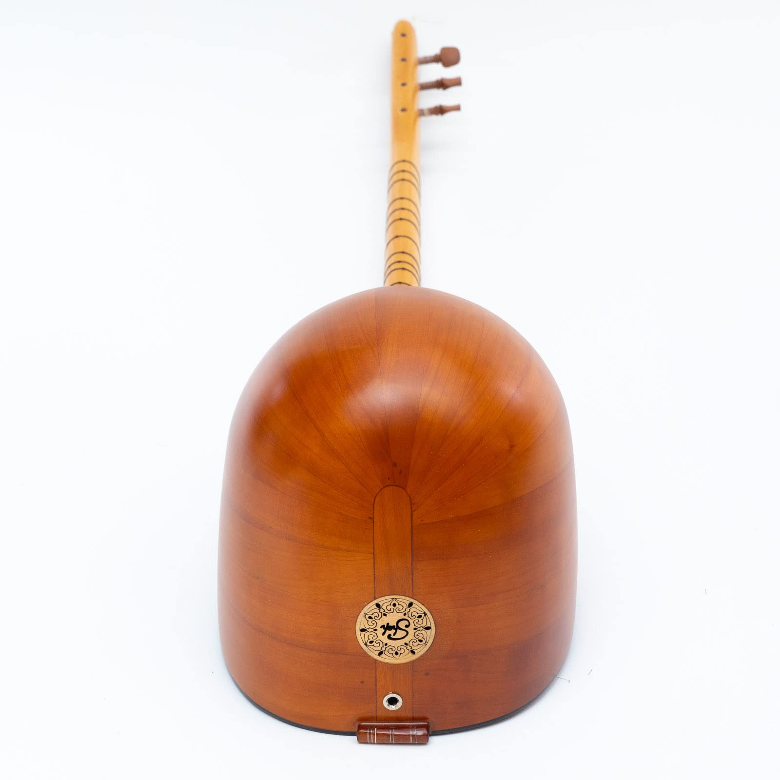 Turkish Baglama Short Neck Saz made of Solid Cherry Wood with built-in Pickup - Image 8