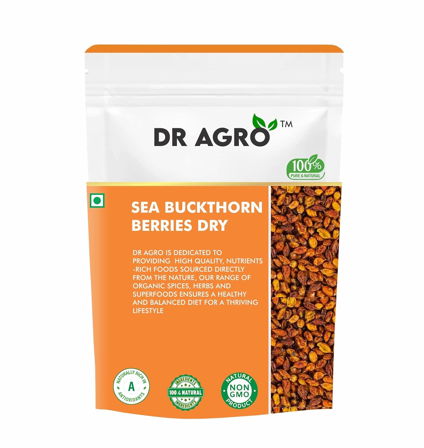 Himalayan Sea Buckthorn Berry Dry, Nourish Skin Quality Source of Vitamins and Nutrients, Dry Sea Buckthorn Berries, Rich In Omega, Fatty Acids, Vitamin E, Vitamin C (50 GM)-picture-12