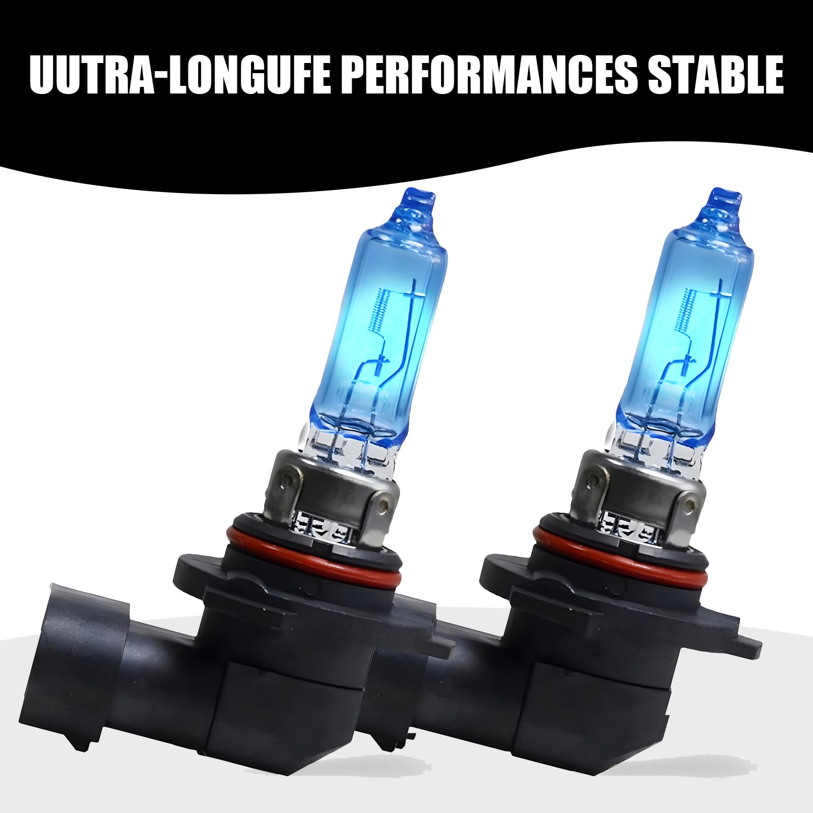 2 PCS 9006 Car Halogen Bulbs Ultra White Light Bulbs 12V 100W Front Fog Light Bulb Super Bright — view 6