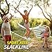 Slackline Kit with Training Line Tree Protectors Ratchet Protectors Arm Trainer Easy Set up Instruction Booklet for Family Adults Children Kids